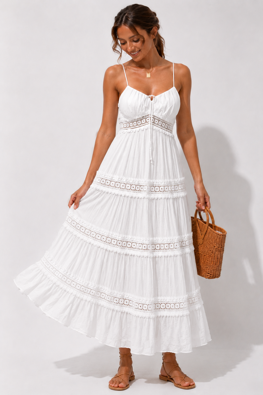 White Petal Muse Dress
