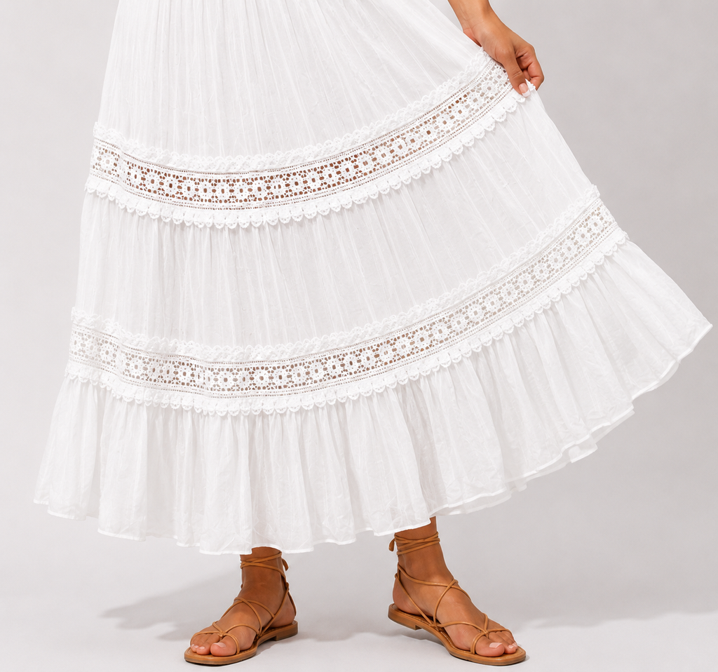 White Petal Muse Dress