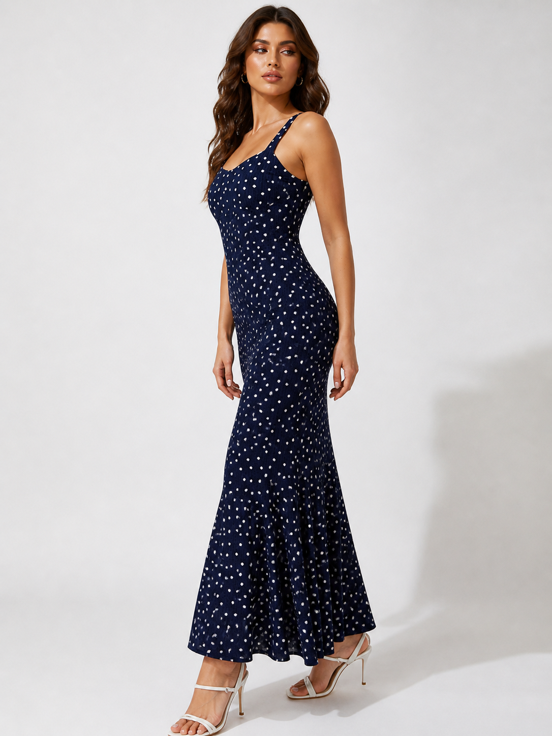 Midnight Polka Muse Dress