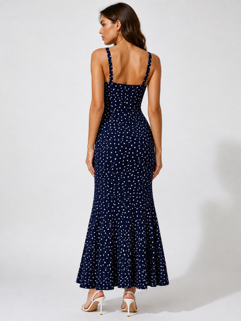 Midnight Polka Muse Dress