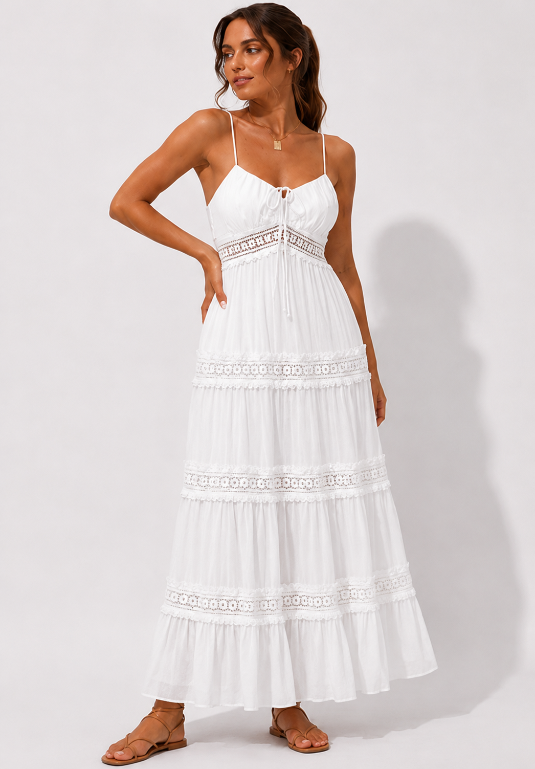 White Petal Muse Dress