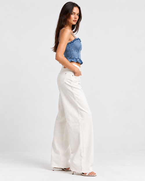 Denim Bug Top